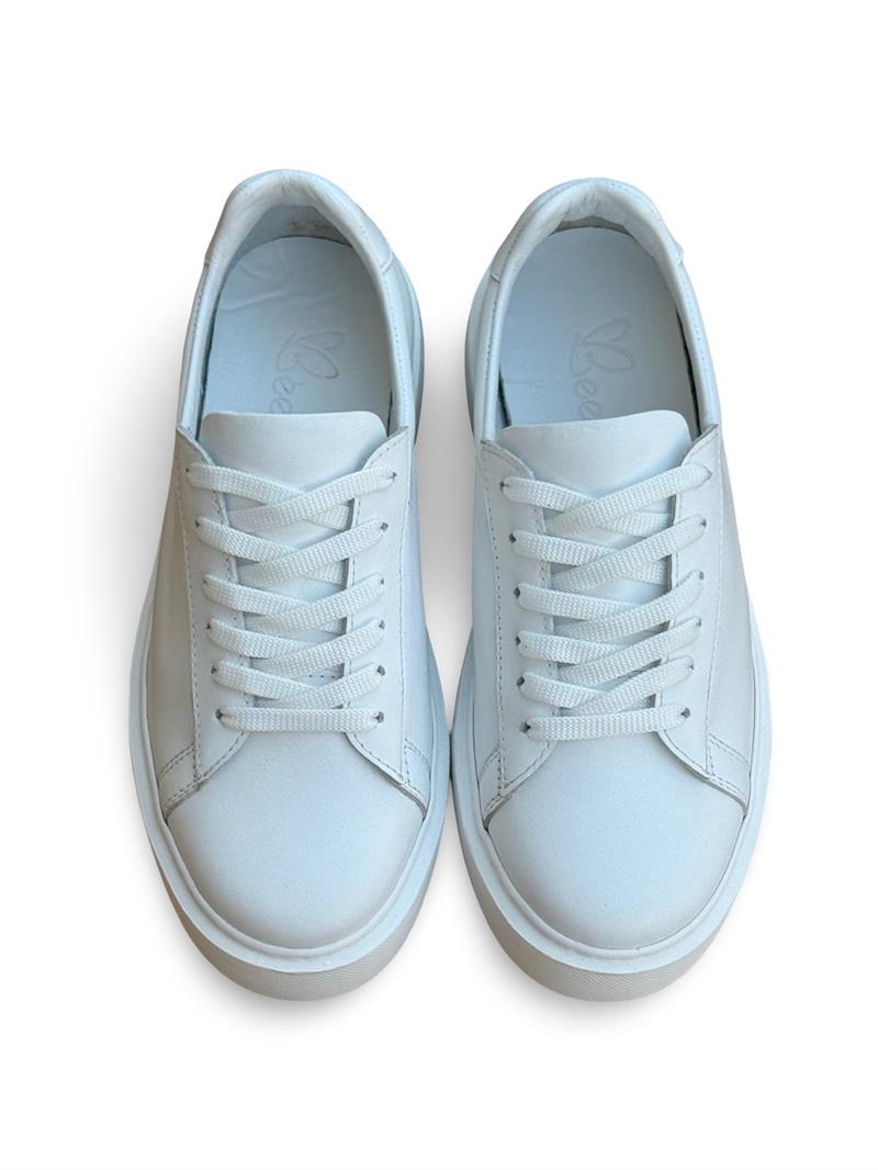 Yalınayak Bty249901 Hakiki Deri Unisex Casual Beyaz
