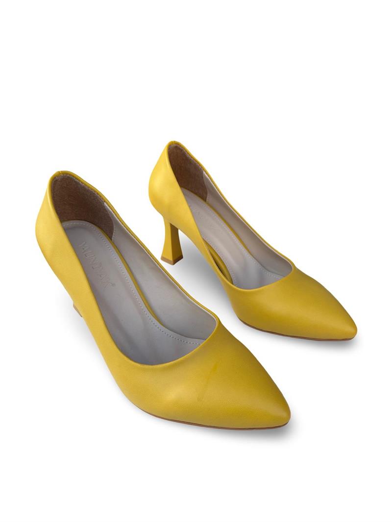 Yalınayak Est90 Kadın Stiletto Sarı