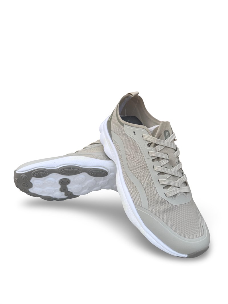 Yalınayak HM360519 Erkek Sneaker Spor Bej