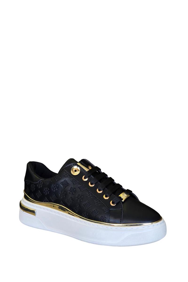 Yalınayak K732559  Eva Taban Kadın Sneaker Spor Siyah