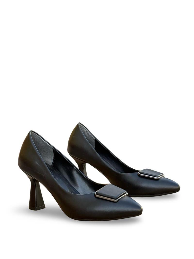 Yalınayak Lpy1104 Tokalı Kadın Stiletto Siyah