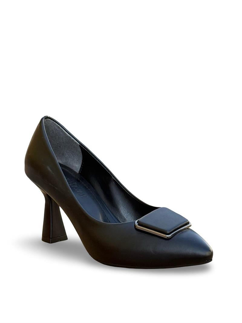 Yalınayak Lpy1104 Tokalı Kadın Stiletto Siyah