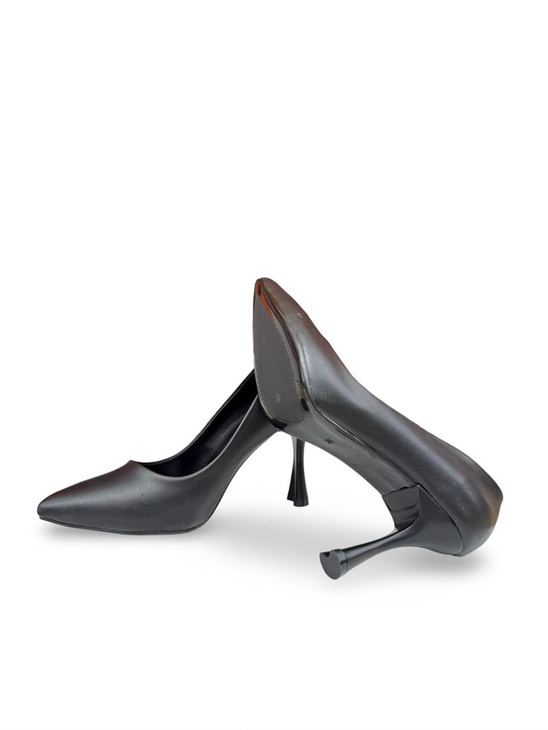 Yalınayak Lpy1305 Kadın Stiletto Siyah Mat
