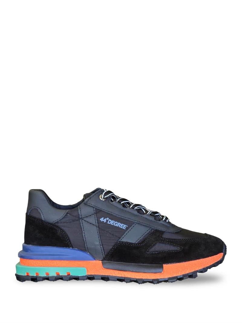 Yalınayak M20354 Hakiki Deri Erkek Aır Taban Sneakers & Spor Siyah