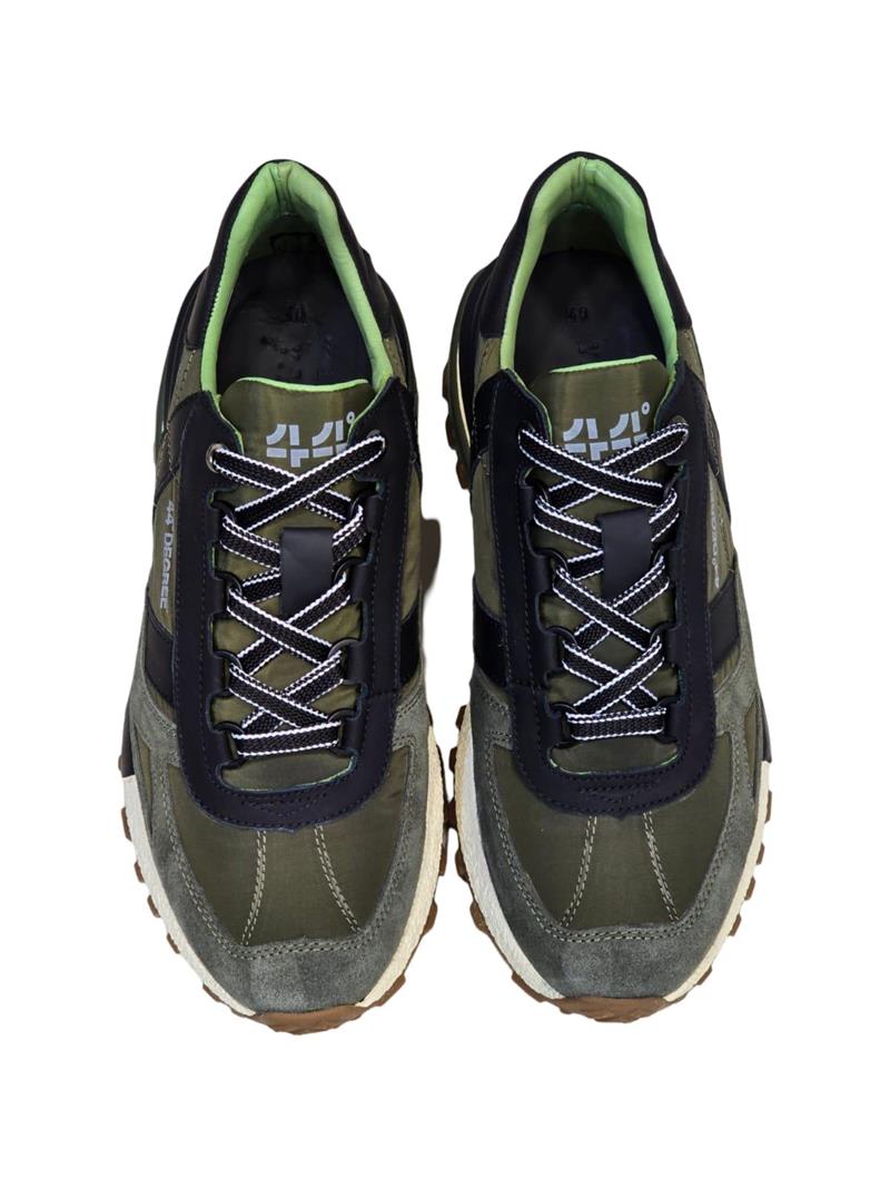 Yalınayak M20354 Hakiki Deri Erkek Aır Taban Sneakers & Spor Haki