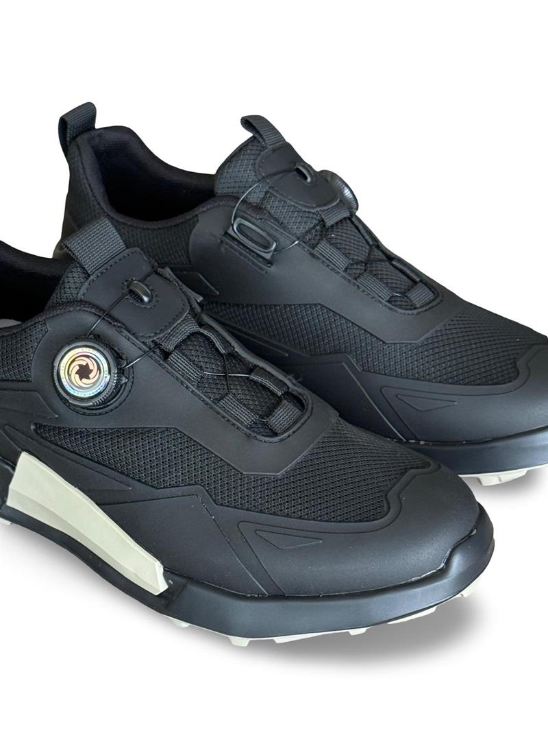 Yalınayak M20534 Hakiki Deri Erkek Sneaker Ayakkabı Siyah