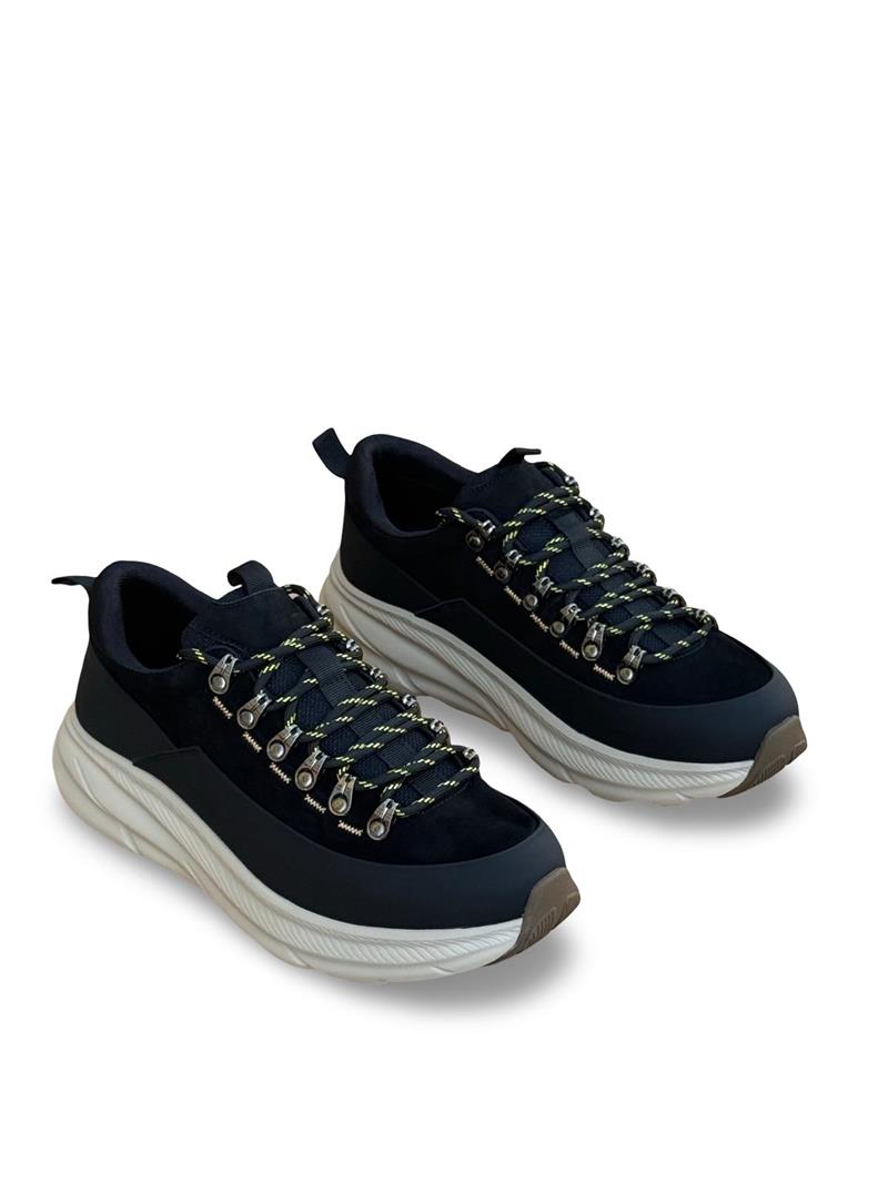 Yalınayak M22628 Hakiki Deri Comfort Taban Erkek Casual Siyah