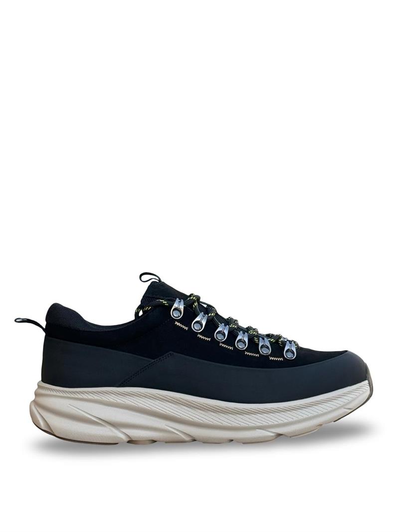 Yalınayak M22628 Hakiki Deri Comfort Taban Erkek Casual Siyah