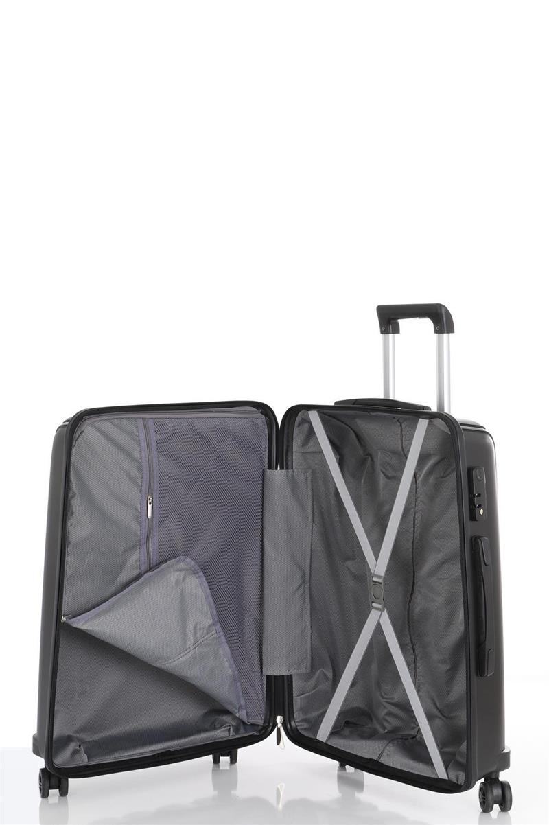 Yalınayak McsV305M Orta Boy Valiz Siyah