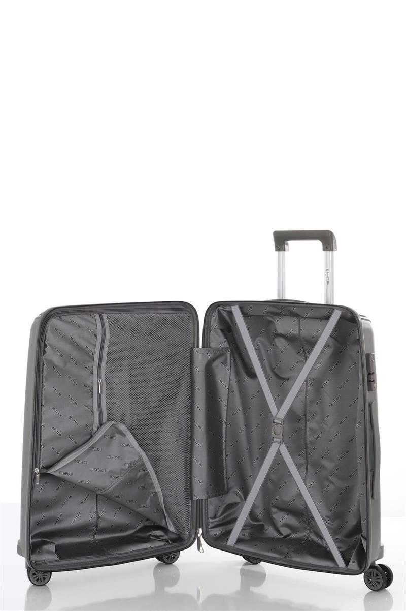 Yalınayak McsV305S Kabin Boy Valiz Gri