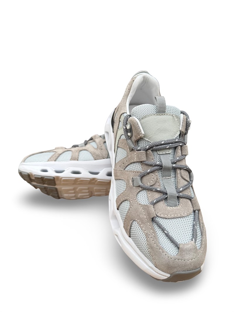Yalınayak Mrs41128 Hakiki Deri Unisex Sneaker Buz