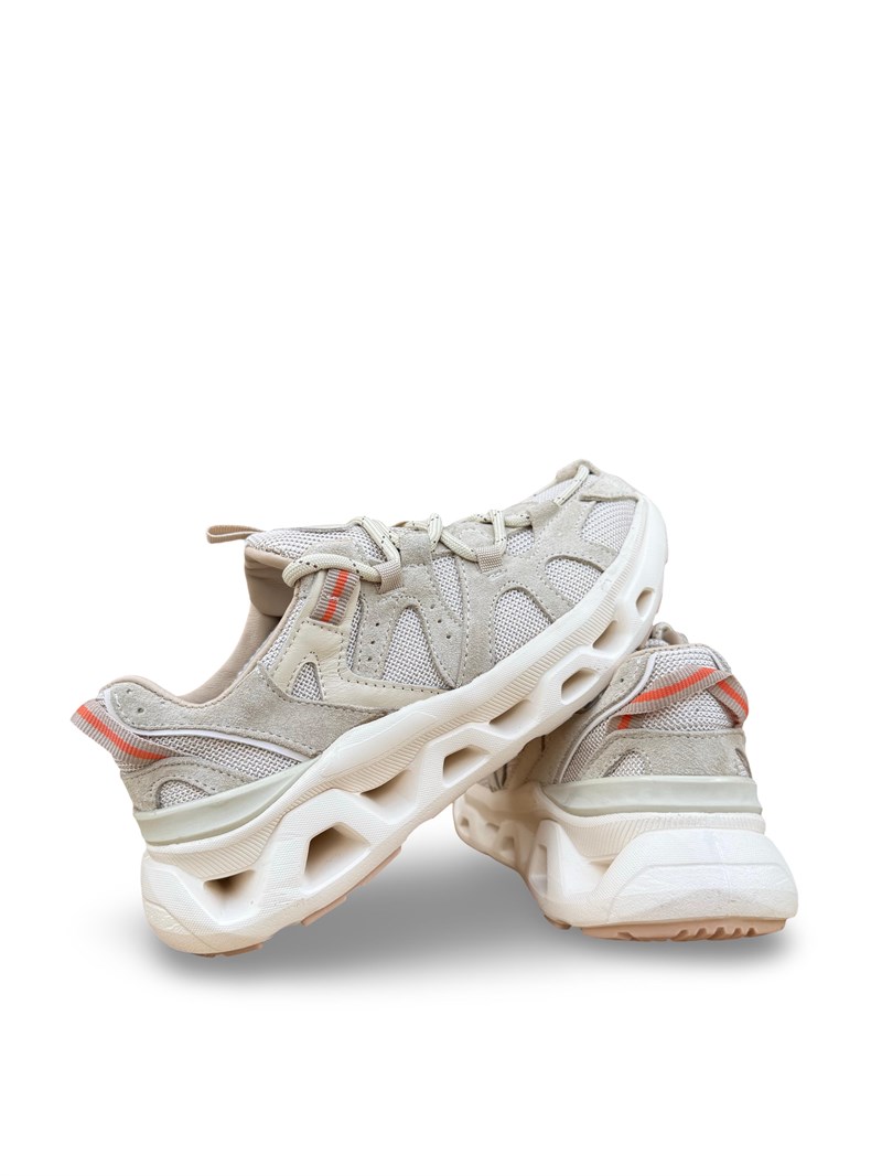 Yalınayak Mrs41128 Hakiki Deri Unisex Sneaker Bej