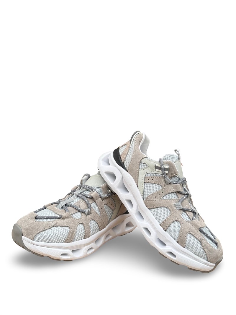 Yalınayak Mrs41128 Hakiki Deri Unisex Sneaker Buz