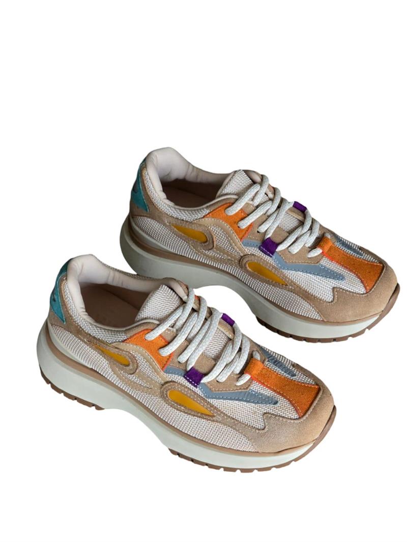 Yalınayak Mrs55105 Kadın Spor Sneaker Nut
