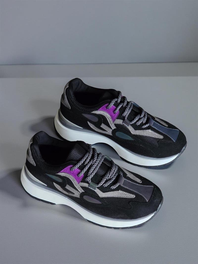 Yalınayak Mrs55105 Kadın Spor Sneaker Siyah