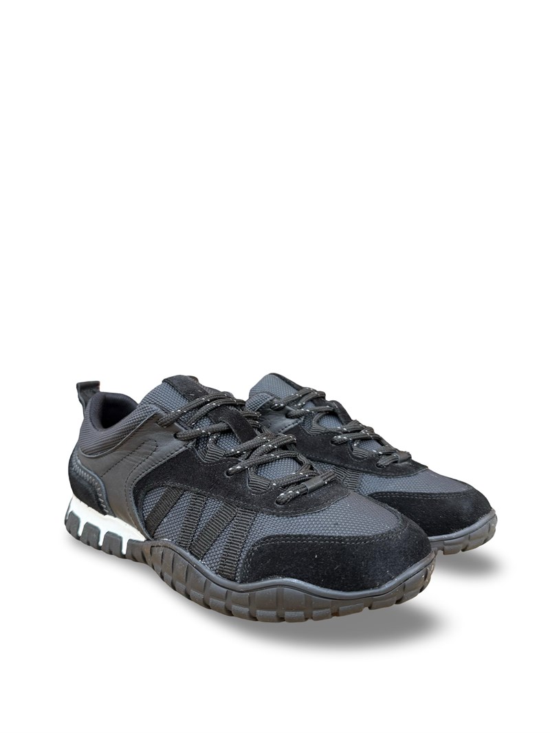 Yalınayak Mrs55106 Hakiki Deri Kadın Sneaker Siyah
