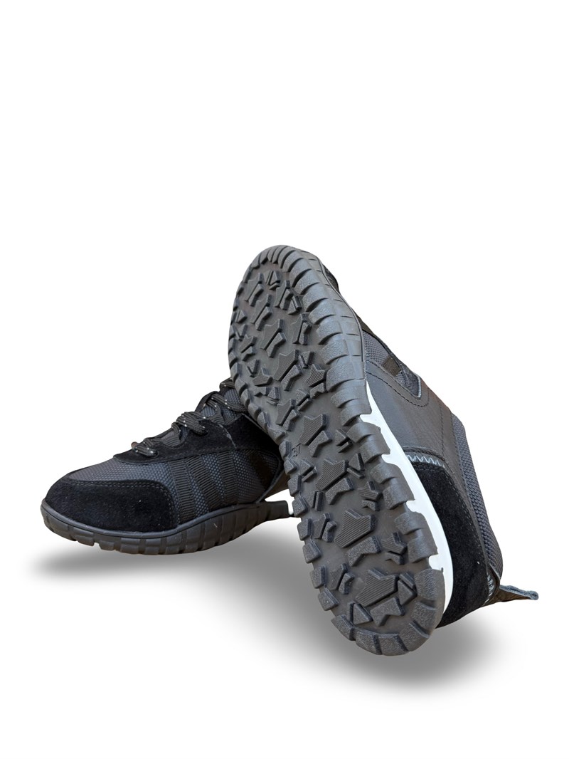 Yalınayak Mrs55106 Hakiki Deri Kadın Sneaker Siyah