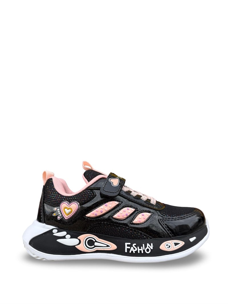 Yalınayak Nd026Flt Kız Çocuk Sneaker Siyah