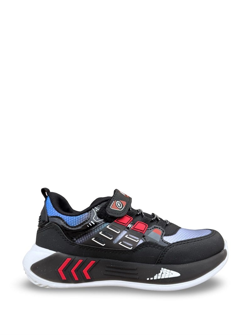 Yalınayak Nd028Flt Erkek Çocuk Sneaker Siyah Kırmızı