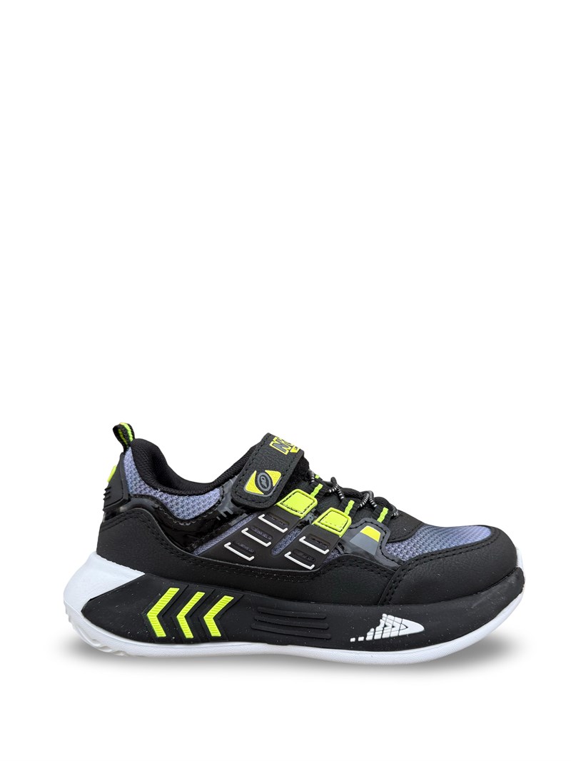 Yalınayak Nd028Ptk Erkek Çocuk Sneaker Siyah Yeşil