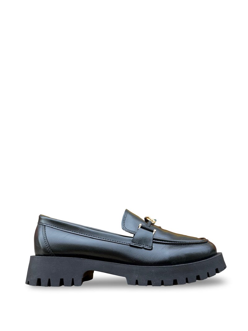 Yalınayak Prt32 Kadın Loafer Babet Siyah
