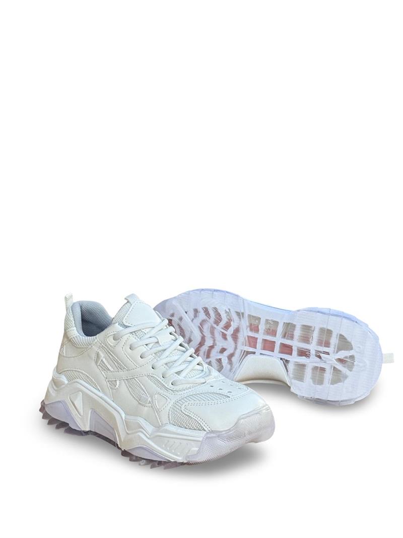 Yalınayak Sms65137 Kadın Sneakers Ayakkabı Beyaz