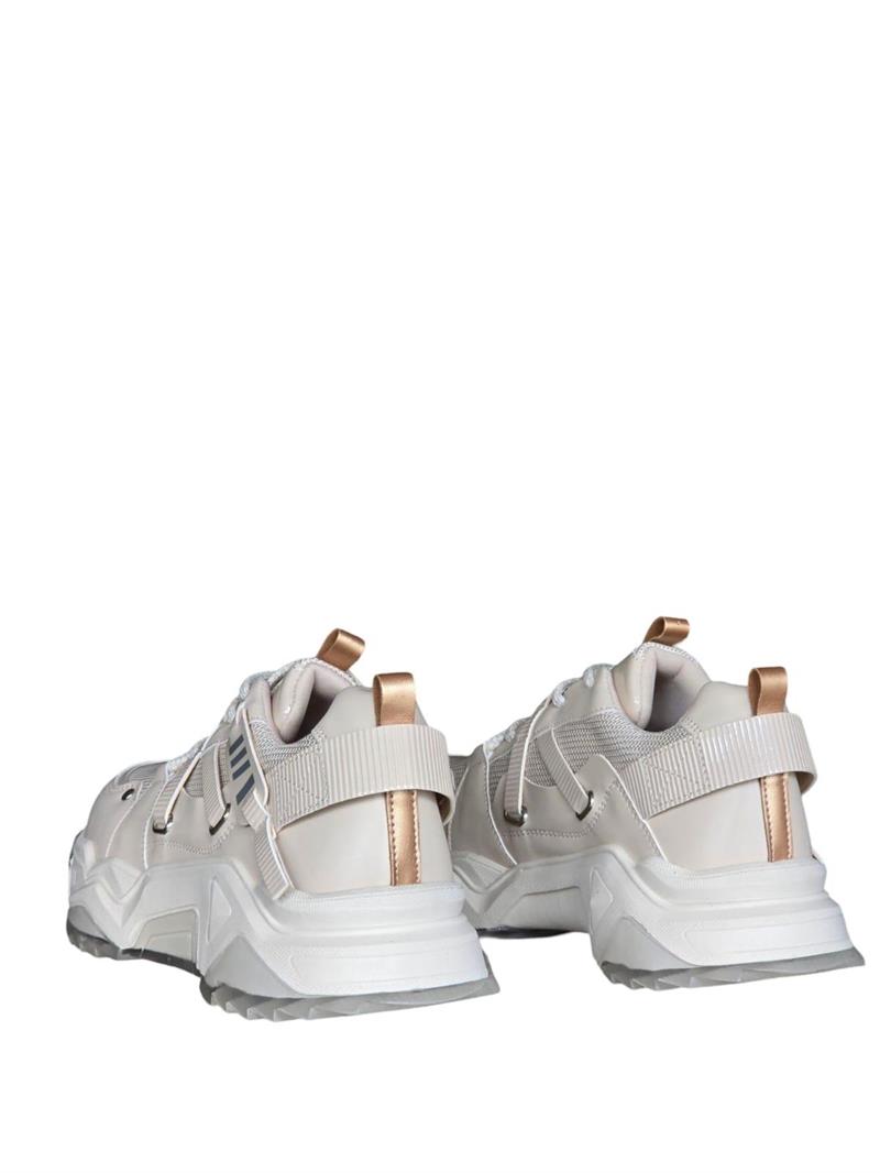 Yalınayak Sms65160 Kadın Spor Sneaker Bej