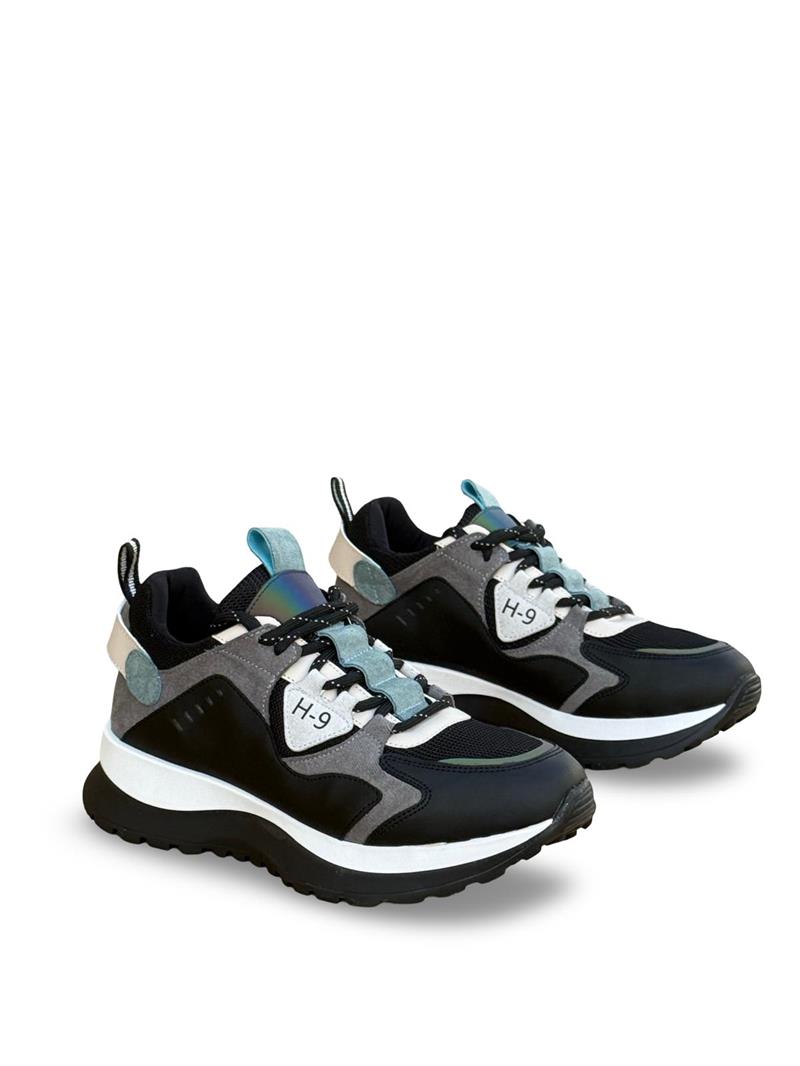 Yalınayak Sms72121 Kadın Spor Sneaker Siyah Yeşil