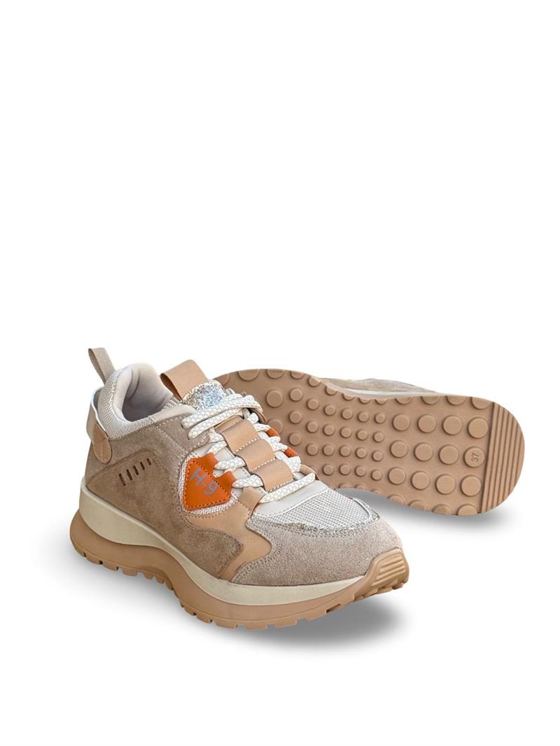 Yalınayak Sms72121 Kadın Spor Sneaker Bej Taba