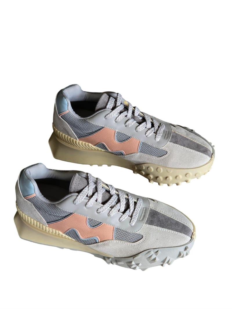 Yalınayak Sms75155 Kadın Spor Sneaker Pudra