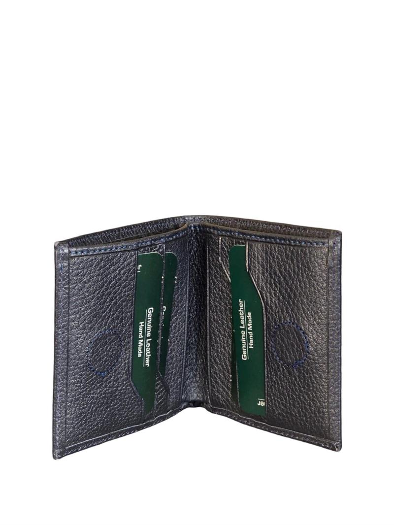 Yalınayak YC0210 Hakiki Deri Cüzdan Kartlık Lacivert