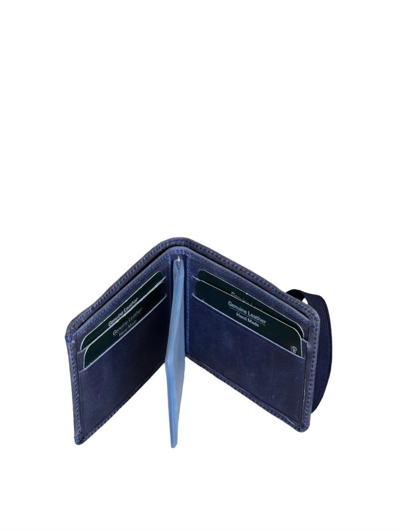 Yalınayak YC0225 Hakiki Deri Cüzdan Kartlık Lacivert