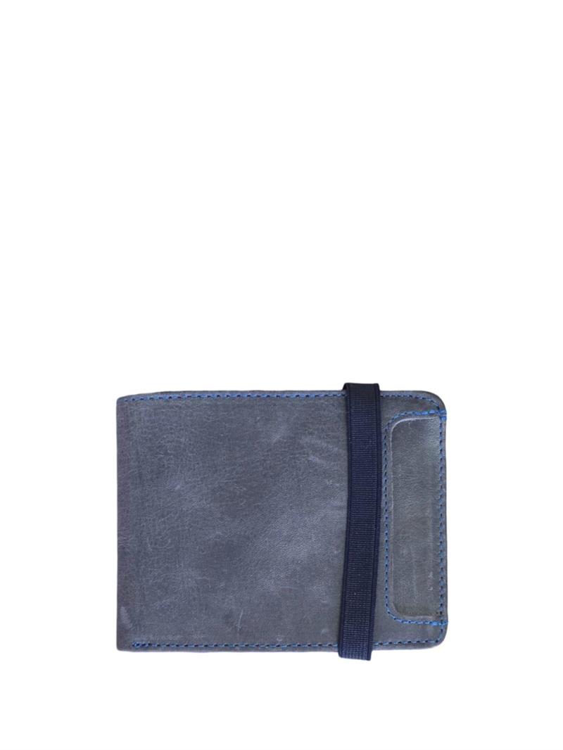 Yalınayak YC0225 Hakiki Deri Cüzdan Kartlık Lacivert