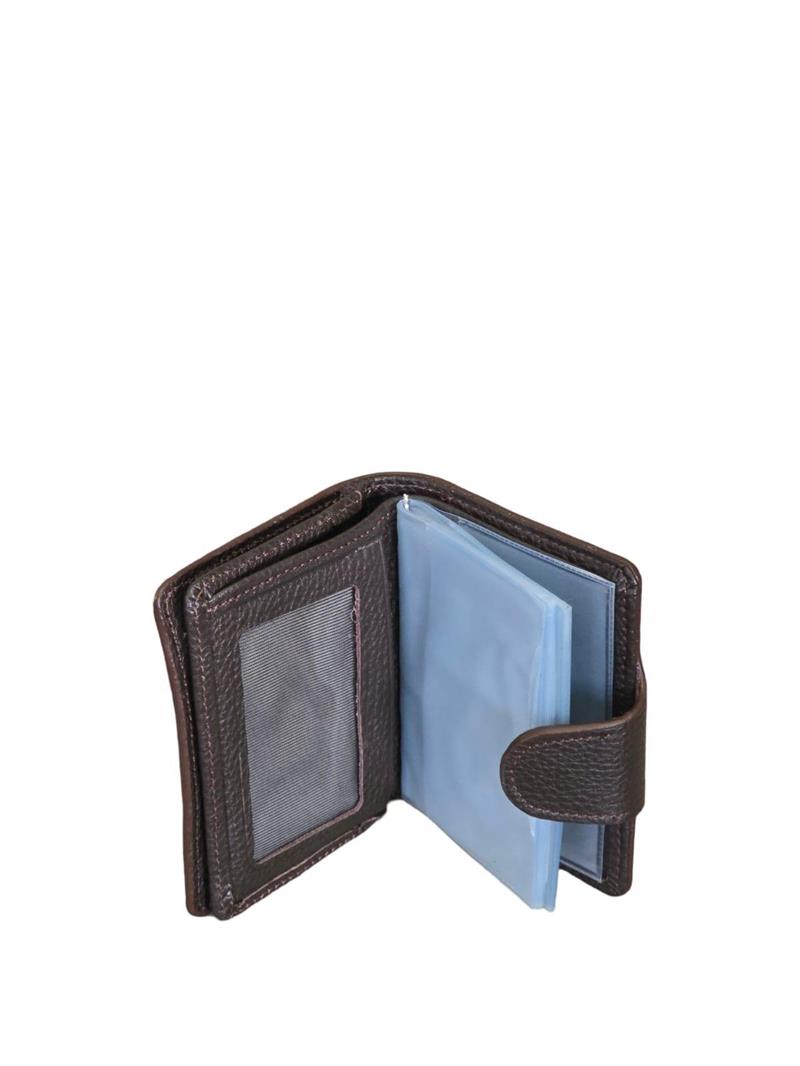 Yalınayak YC0232 Hakiki Deri Cüzdan Kartlık Kahve