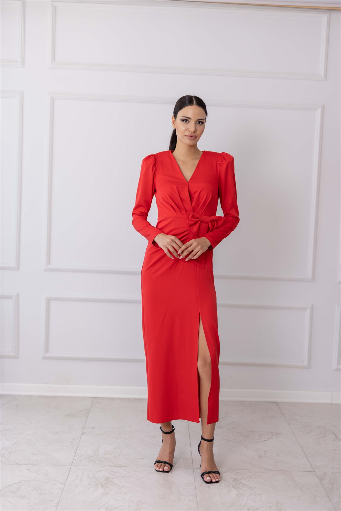 Kırmızı Abiye Elbise Modelleri ve Fiyatları - Egelin