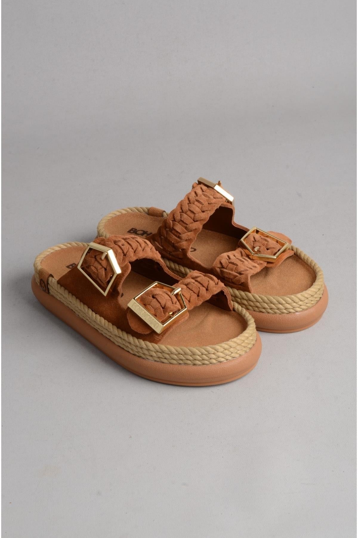 Bohonomad Sydney Örgü Kadın Terlik TABA