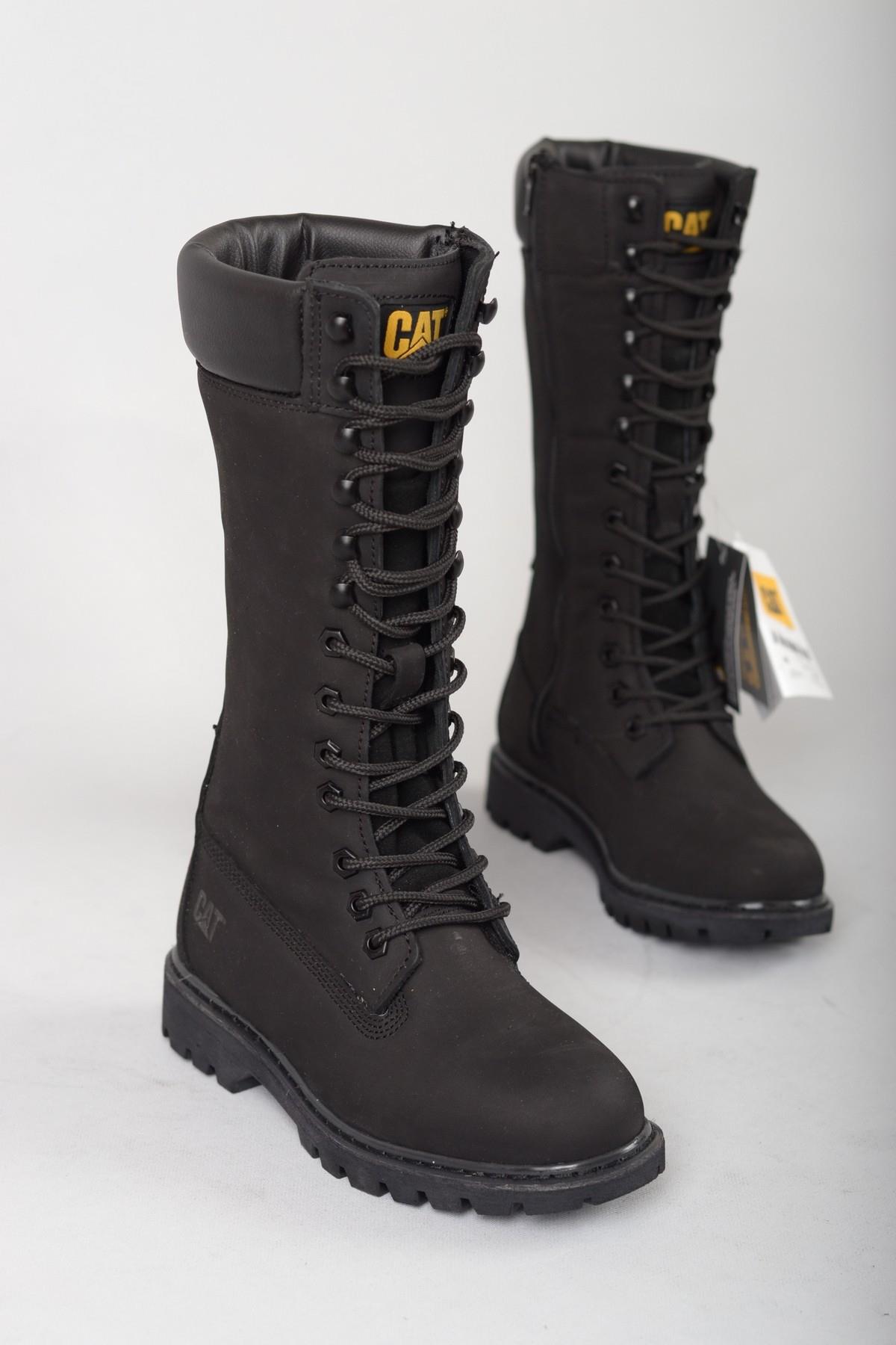 CATERPILLAR 015Z101214 CLOVIS HI KADIN BOT / ÇİZME SİYAH NUBUK