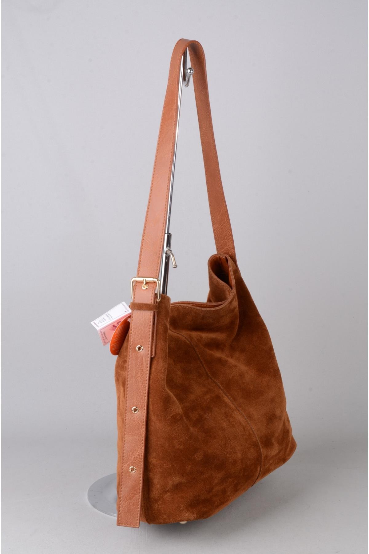 CLK ZD341 KADIN KOL ÇANTASI TABA SÜET