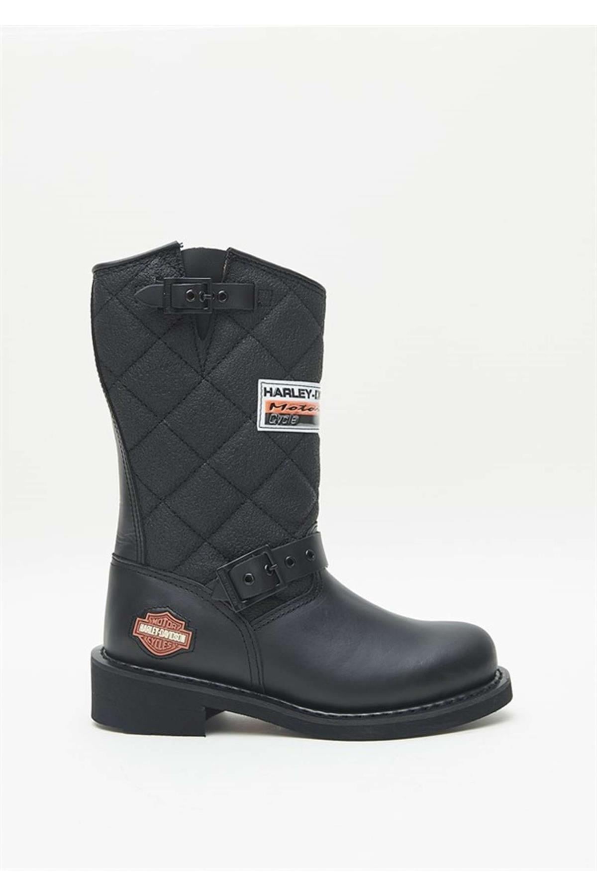Harley Davidson 025G100071 Laconia/644 Bayan Bot Siyah