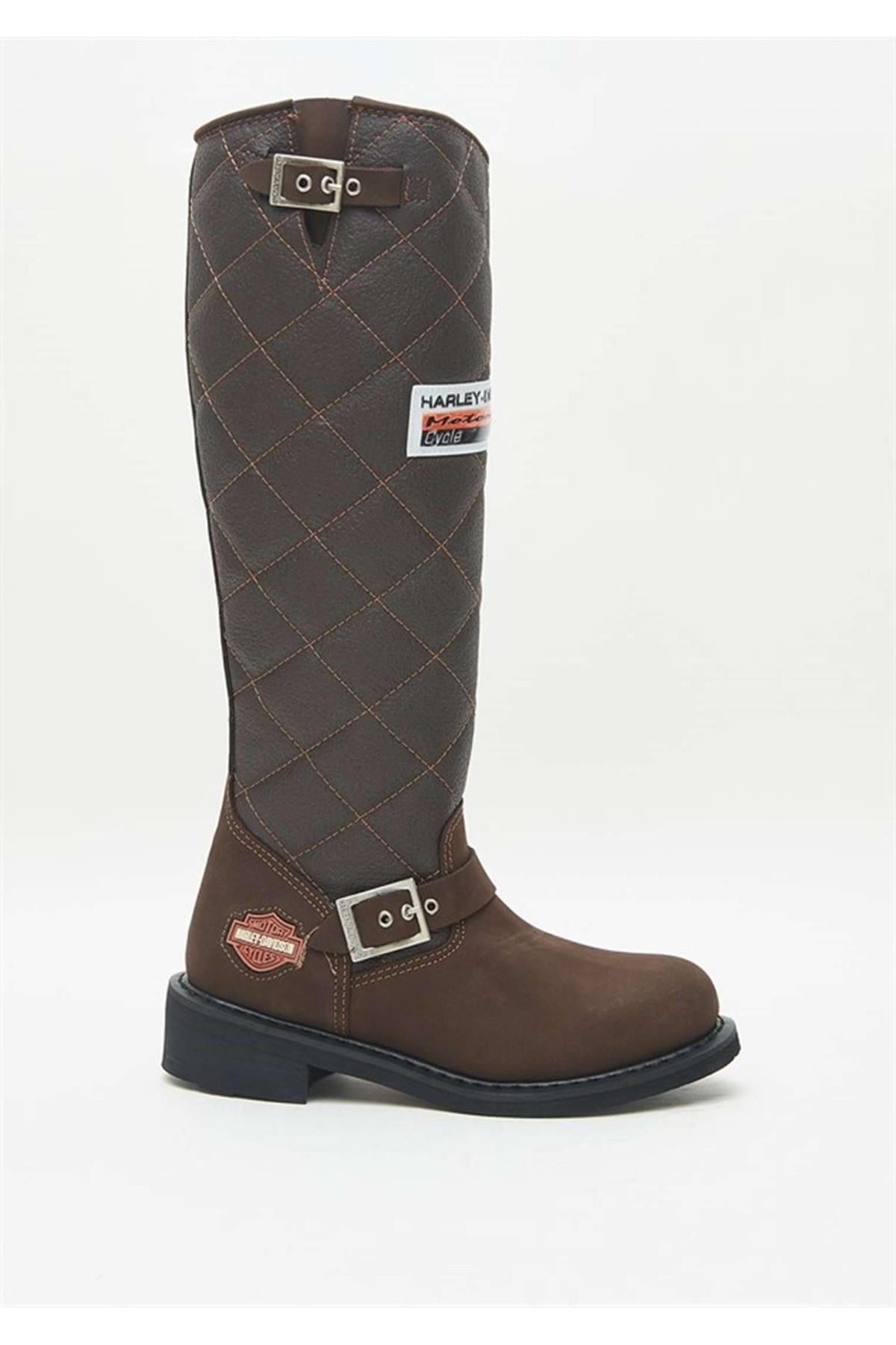 Harley Davidson 025G100074 Laconia/hi/646 Bayan  Çizme Koyu Kahve