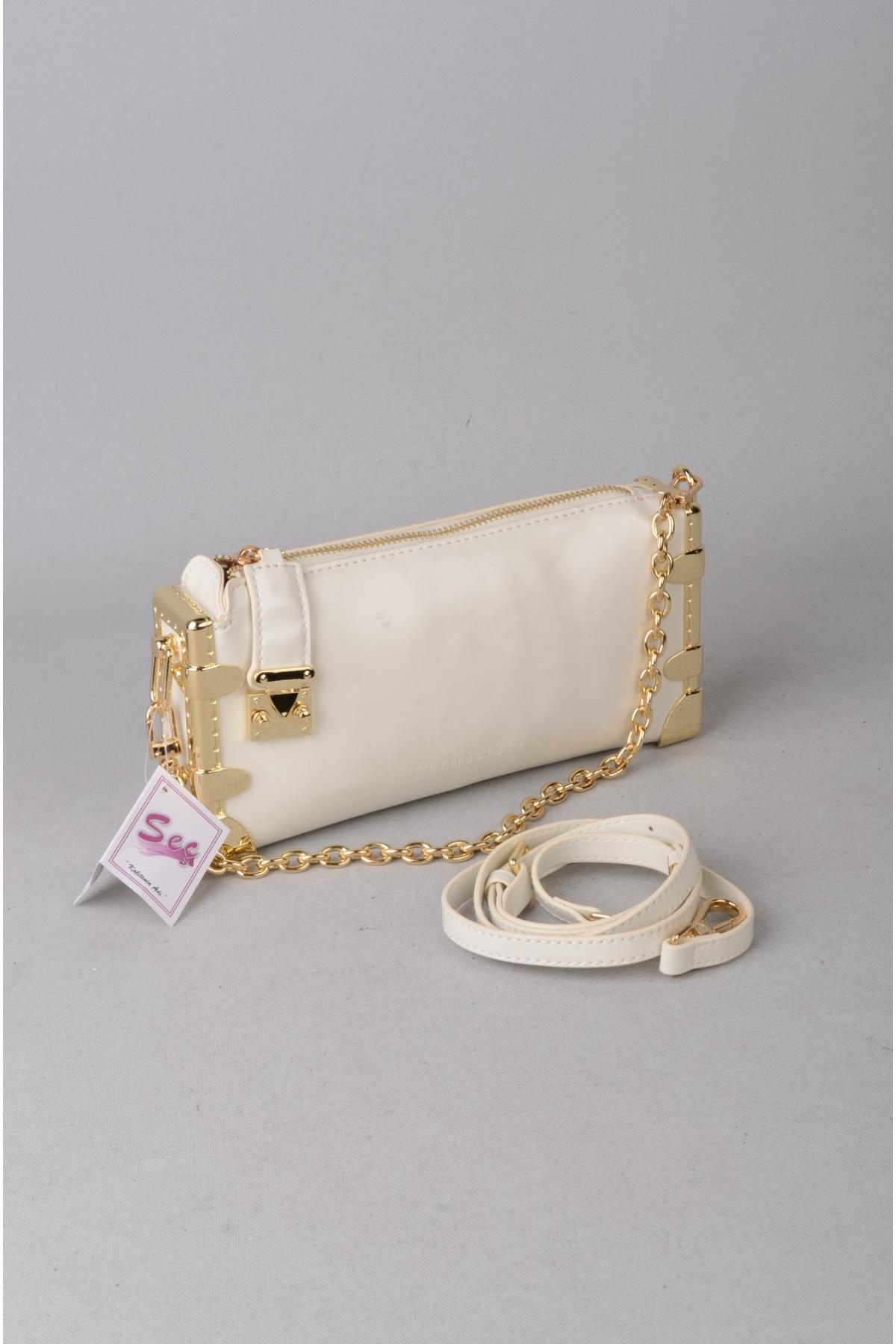 MR1153 KADIN ÇAPRAZ ÇANTA BEYAZ