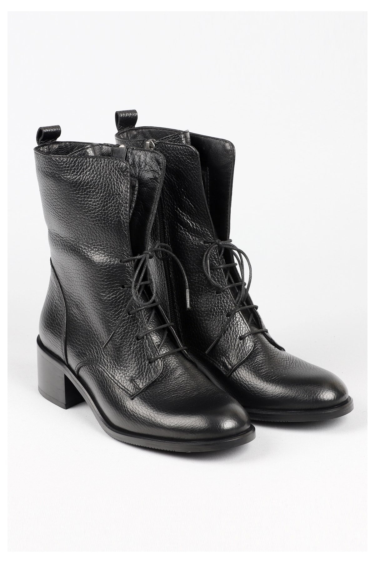 Seç 1190 Özel Üretim Hakiki Deri Kadin Bot Siyah
