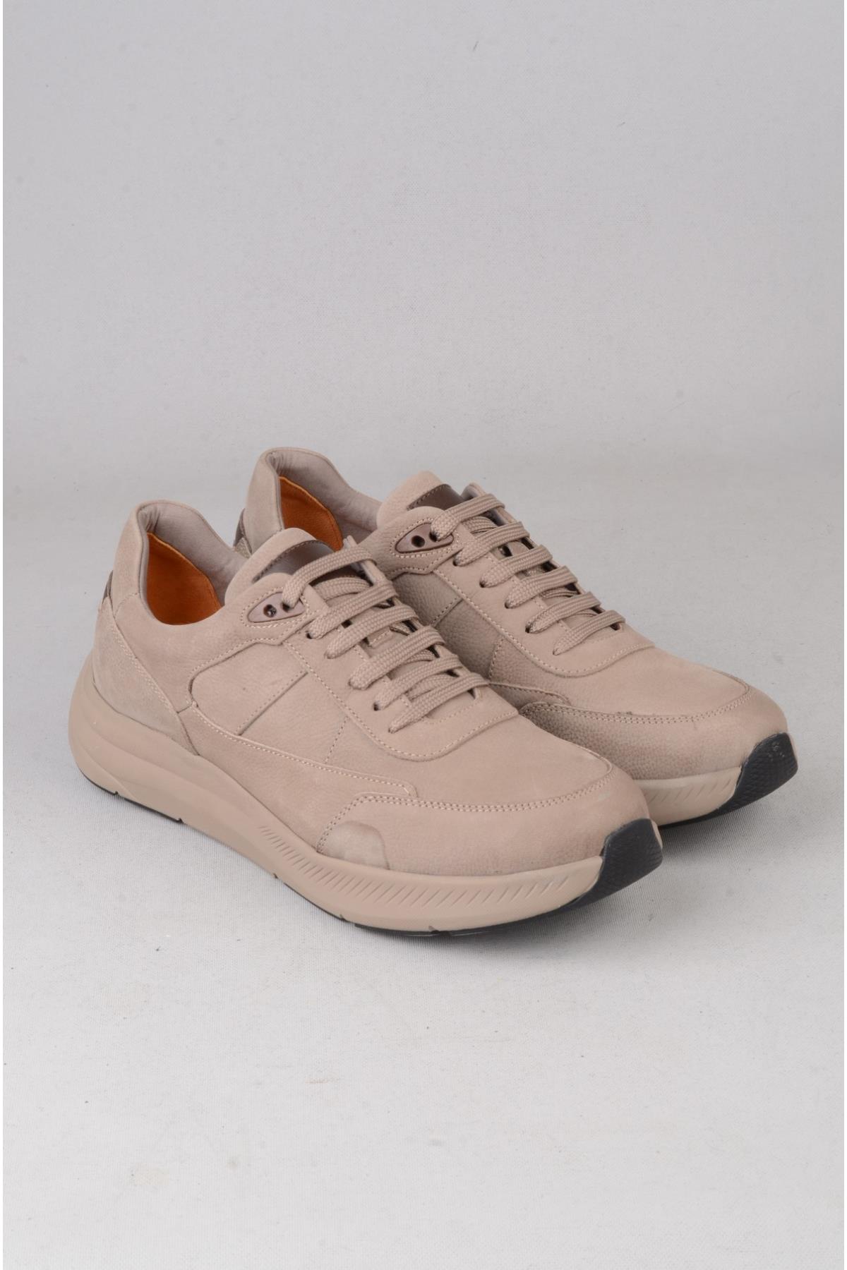 SEÇ 261291 HAKİKİ DERİ CASUAL ERKEK AYAKKABI VİZON NUBUK