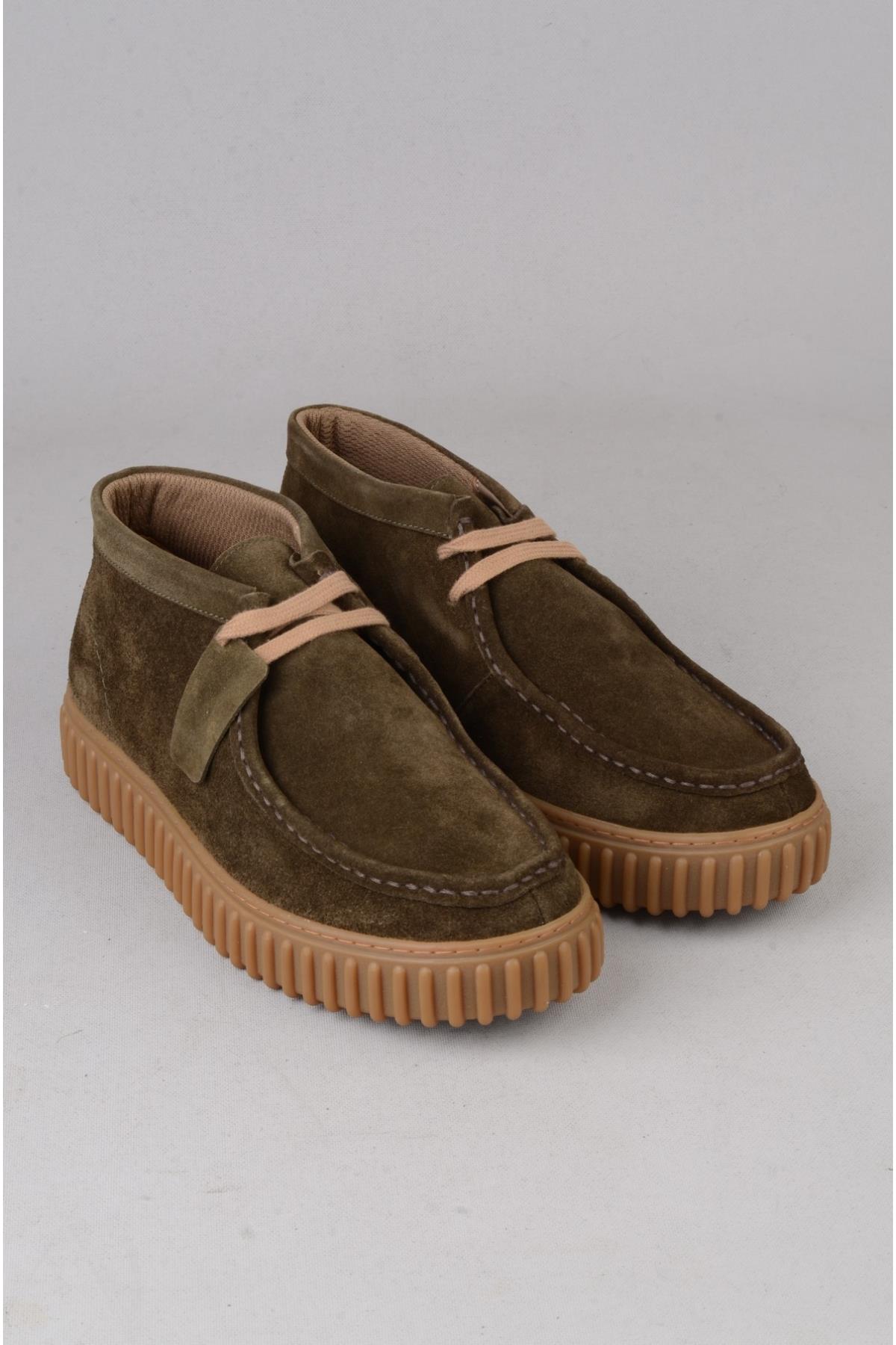 SEÇ 263270 HAKİKİ DERİ CASUAL ERKEK BOT HAKİ SÜET