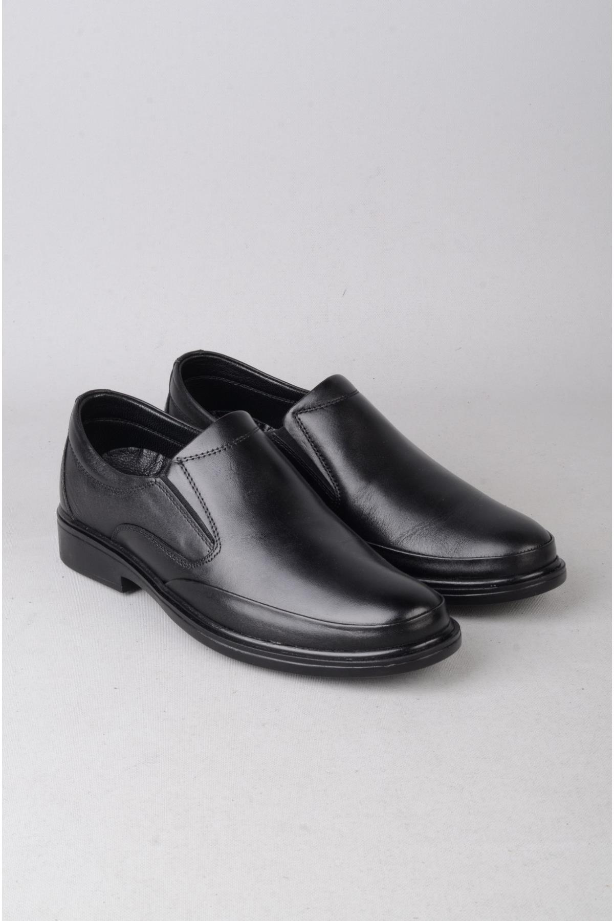 SEÇ P608 HAKİKİ DERİ COMFORT ERKEK AYAKKABI SİYAH