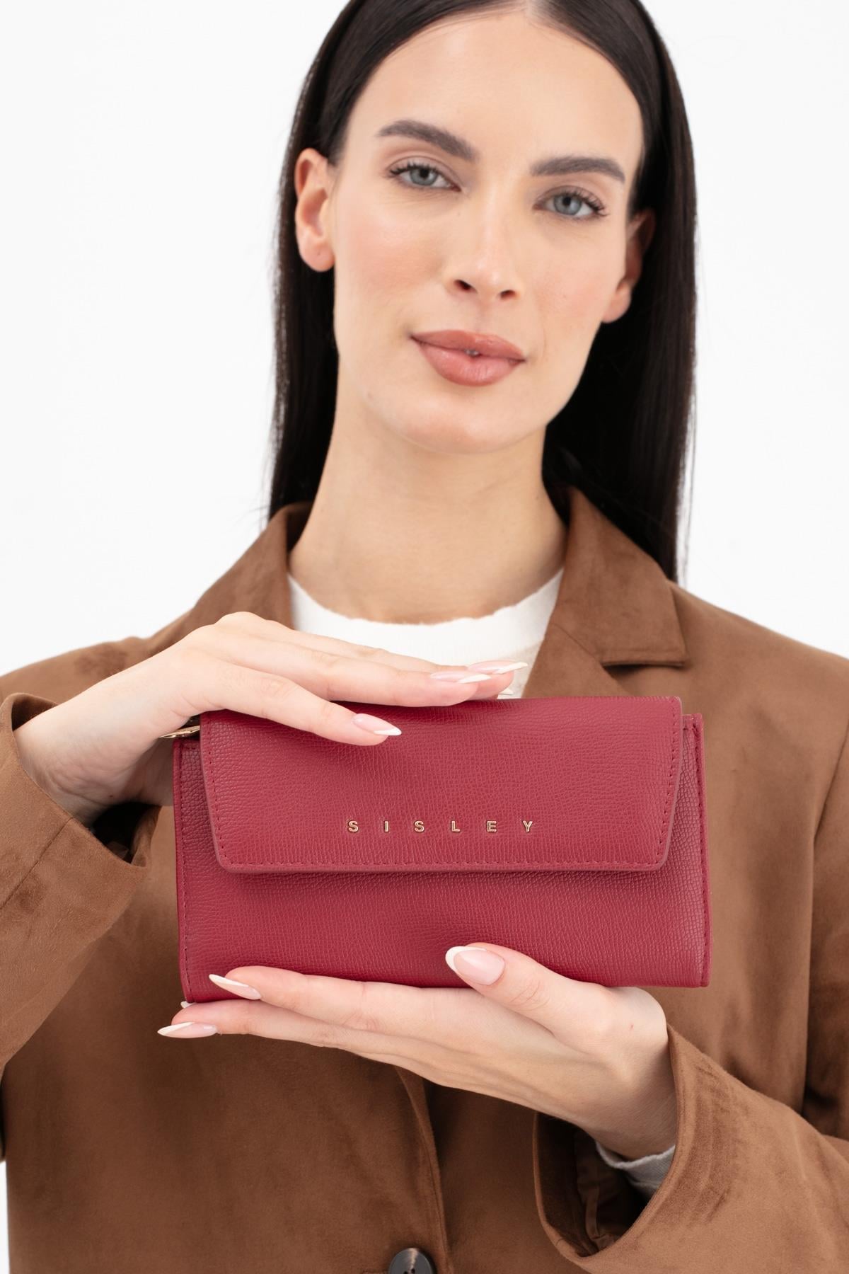 Sisley Kadın Cüzdan SLY253 BORDO