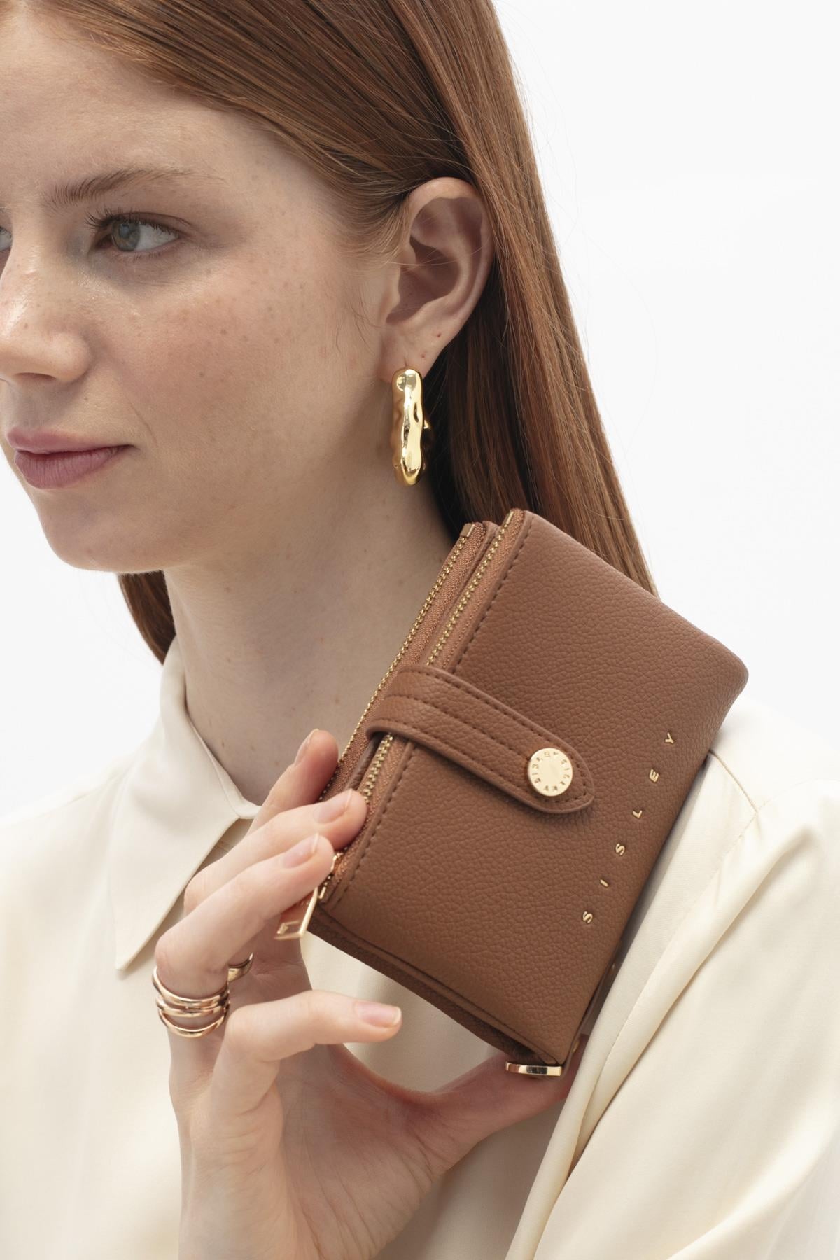 Sisley Kadın Cüzdan SLY317 CAMEL