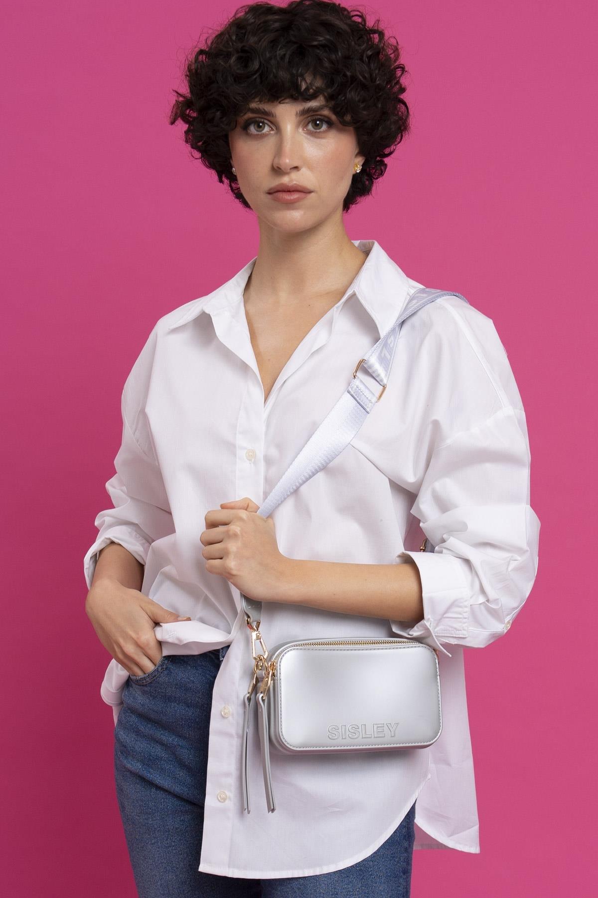 Sisley SLY002 El Çantası GÜMÜŞ