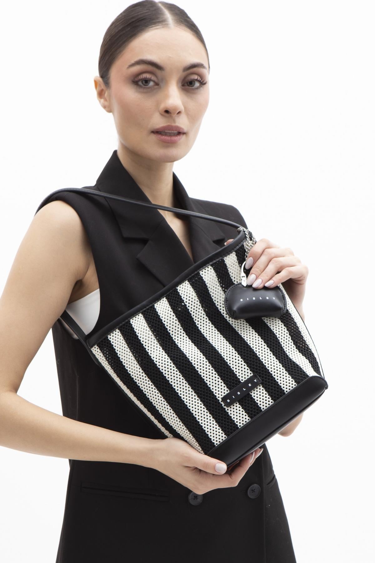 Sisley SLY225 Omuz Çantası SİYAH