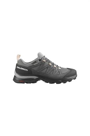 Salomon 471824 X Ward Leather Goretex Outdoor Ayakkabı GRİ